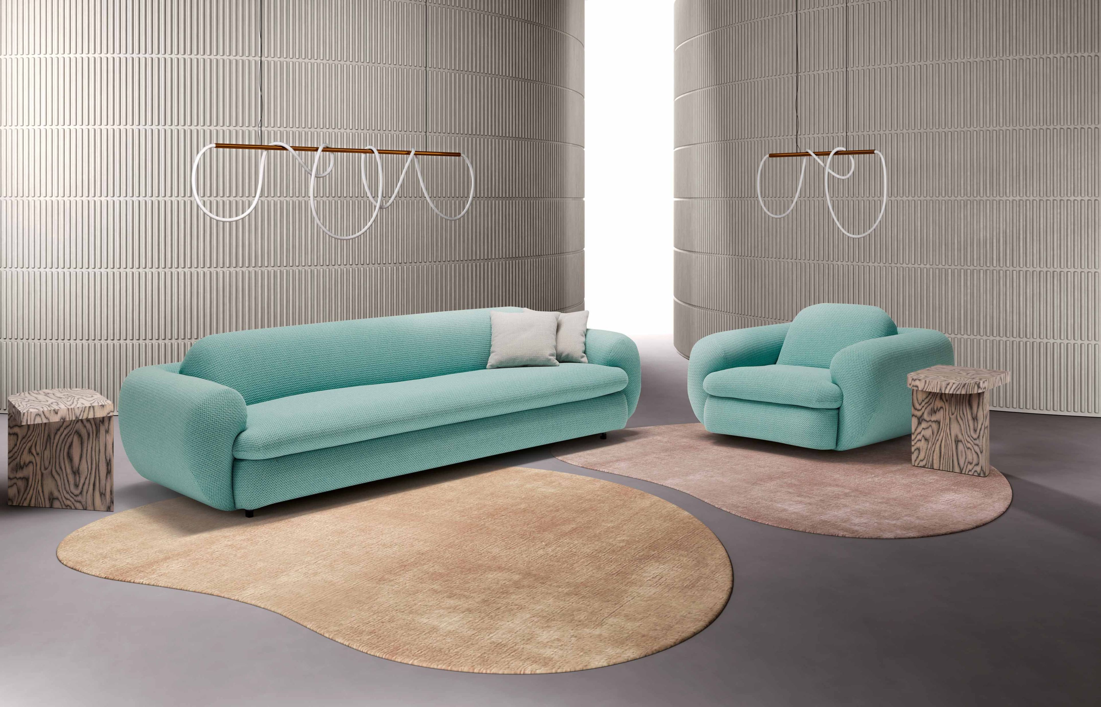 Тканевое кресло с подлокотниками Dienne Salotti Views II ARCH-00016198 - Вид №1