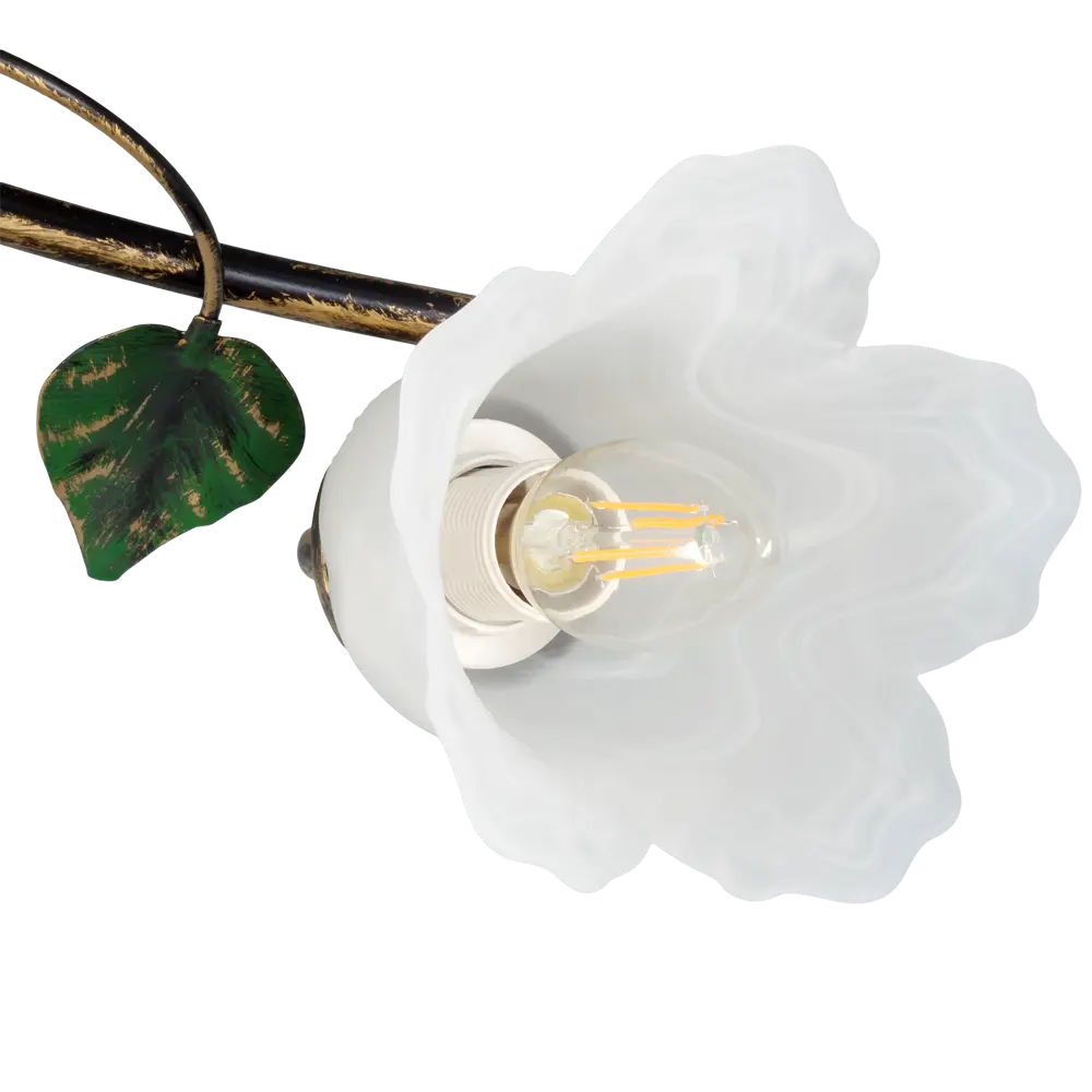 Люстра «Флорин», 5хЕ14х60 Вт, цвет чёрный, золотой ЗАВОД ЭЛЕТЕХ STLM-2038207 - Вид №5