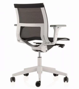 ICF Поворотное офисное кресло из сетки с 5 спицами и колесиками Una chair