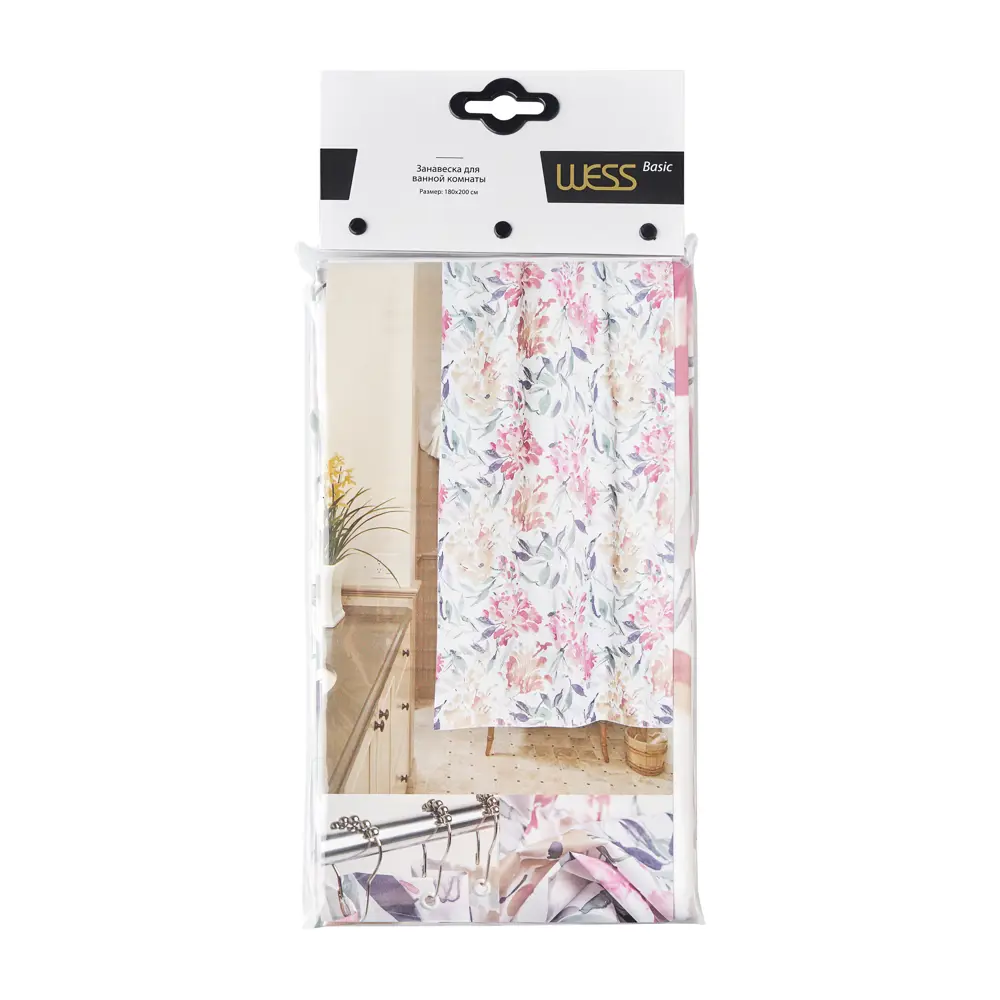 WESS Bonsoir - Элегантная штора для ванной с защитой от брызг 89365417 STLM-0970660 - Вид №5