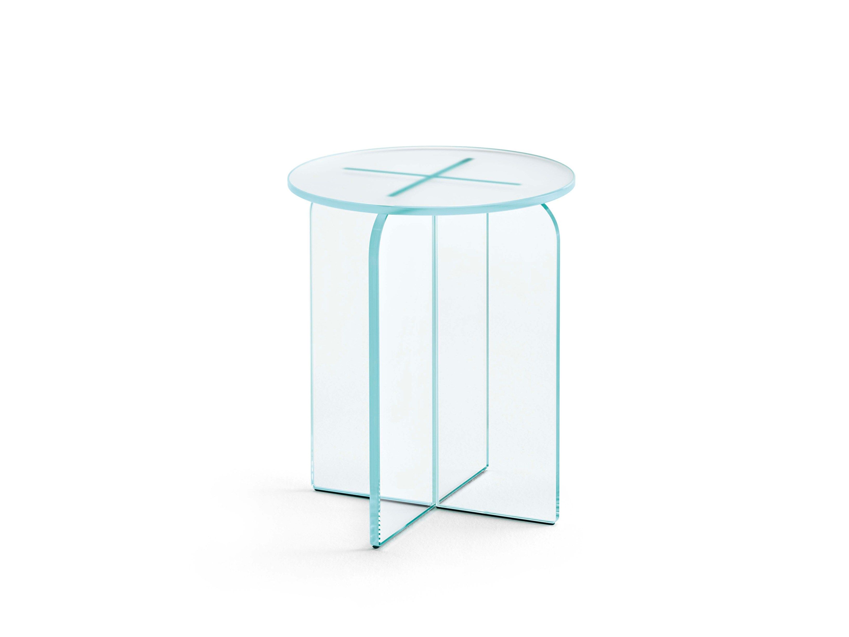 Стеклянный табурет / журнальный столик Tonelli Design Opalina ARCH-00042561
