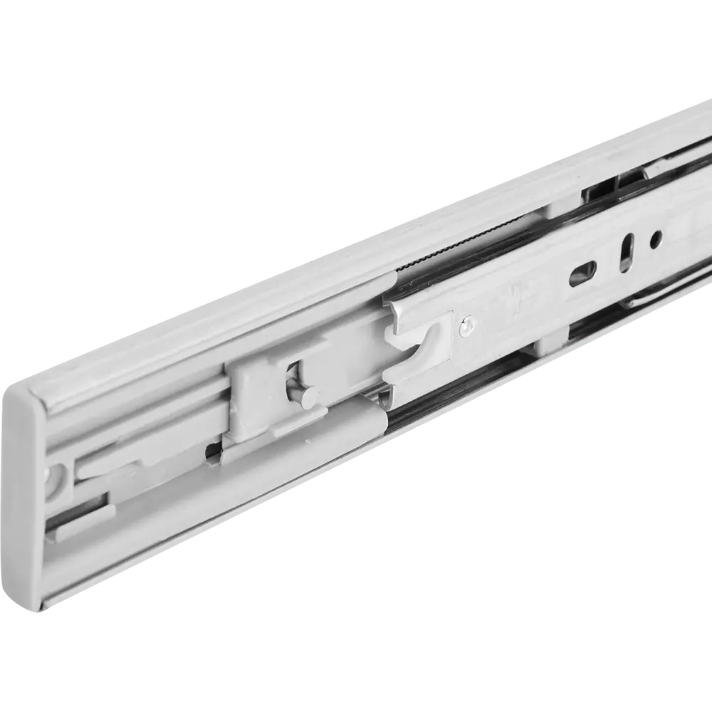 Комплект шариковых направляющих полного выдвижения EDS Chrome Y8114 с доводчиком 45/400 мм сталь, цвет серебро ASTIL STLM-2203268 - Вид №1