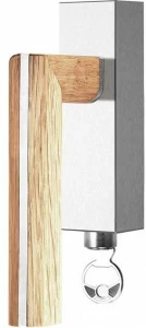 Formani Оконная ручка dk из нержавеющей стали и дерева с замком Two Pbl22-dklock