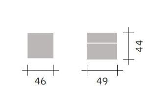 Деревянная тумбочка Flou джут ARCH-00018297 - Вид №5