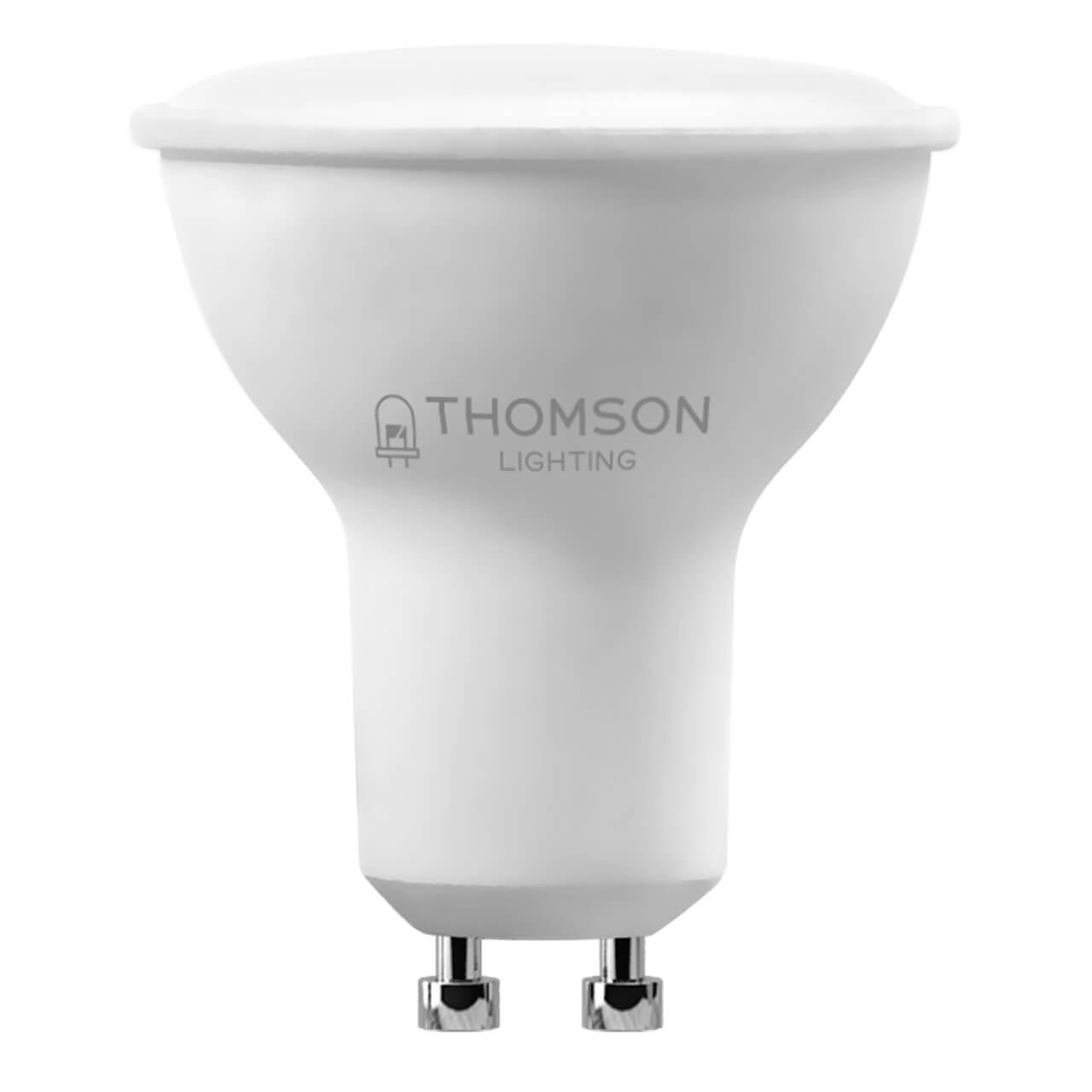 TH-B2053 Лампа светодиодная GU10 8W 3000K полусфера матовая Thomson
