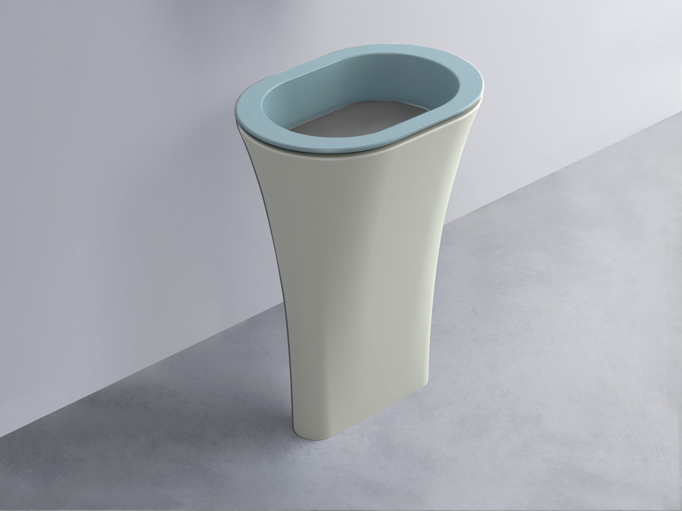 AMLA65-PL+AMPILO-CM+AMCOLO-PM Раковина Amedeo Ovale отдельностоящая cielo Enjoy + Amedeo Ceramica Cielo