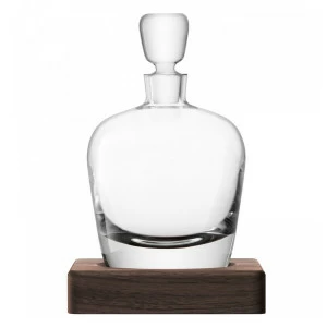 Декантер для виски с деревянной подставкой whisky 1 л arran whisky LSA INTERNATIONAL WHISKY 00-3863044 Прозрачный