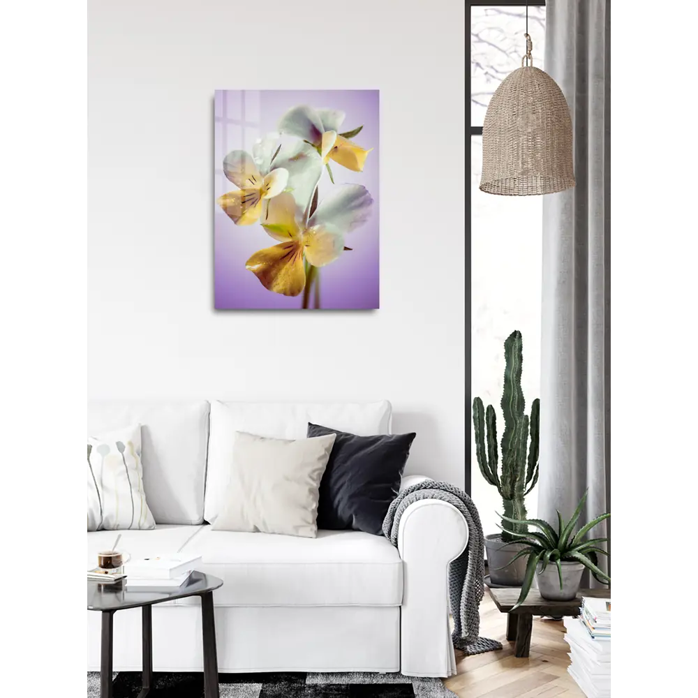 Картина на стекле "Цветы оранжевые" 60x80 см 82924202 STLM-2168445 ARTABOSKO  - Вид №4