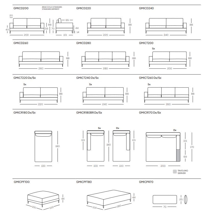 Съемный угловой диван из ткани GRUPPO FOX день Фокса ARCH-00011424 - Вид №4