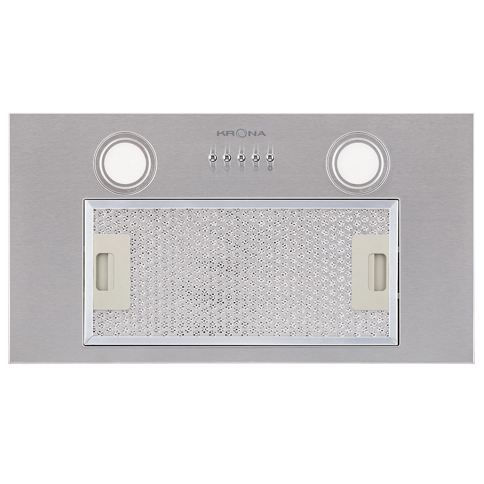 8195575 Вытяжка полновстраиваемая KRONA SELINA 600 inox PB серебристый STDN-0011755 - Вид №1