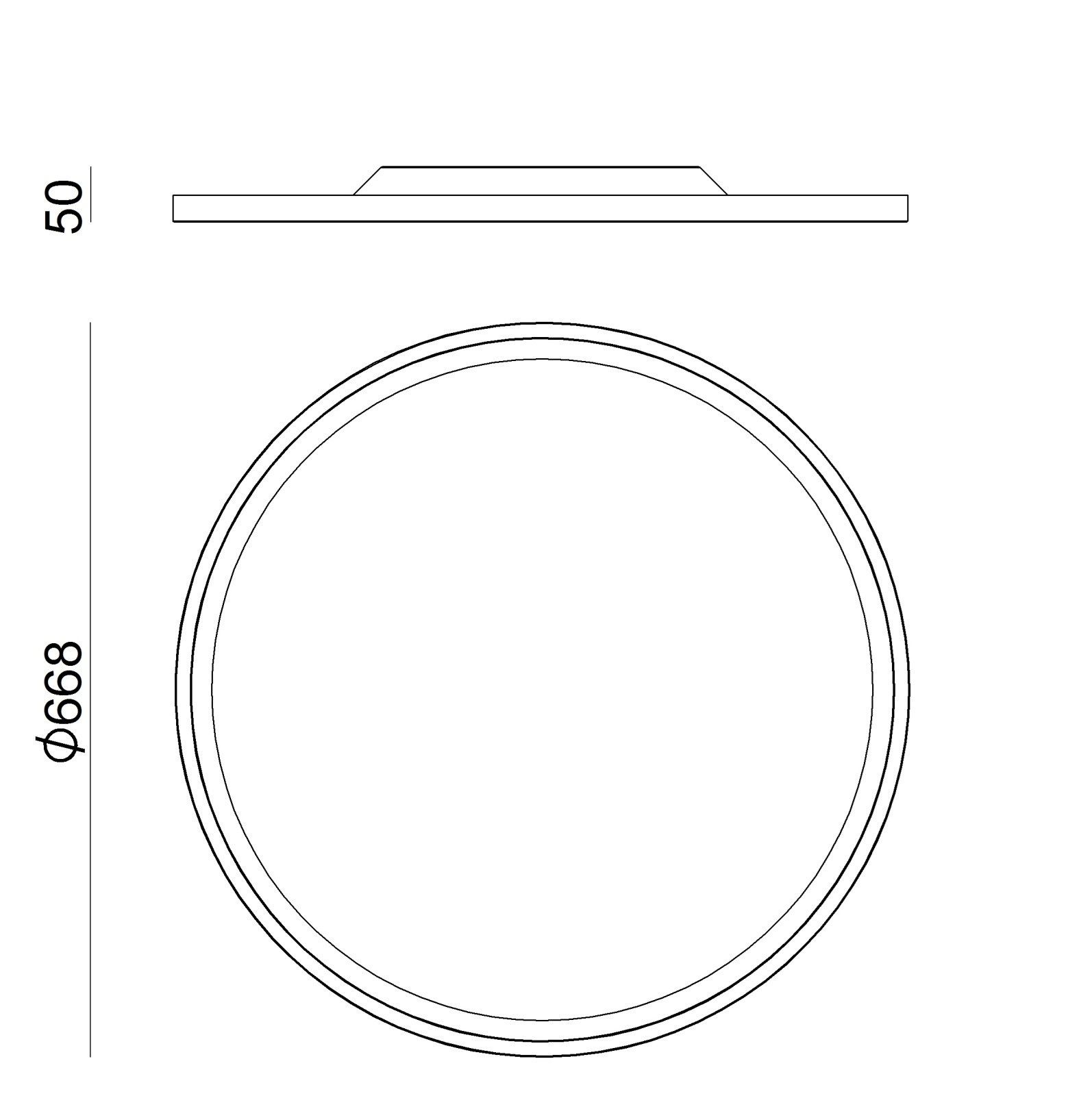 Настенный светильник / потолочный светильник из металла и ПММА Stilnovo Hinomaru ARCH-00001331 - Вид №1