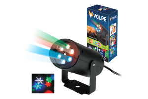 15958873 Светодиодный светильник-проектор ULI-Q306 4W/RGB BLACK SNOWFLAKE UL-00001187 Volpe