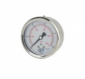 GENEBRE 3829 016 Pressure gauge Ø 63 with glycerine, back connection, BSP thread