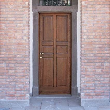 Дубовая входная дверь для экстерьера Carminati деревянные входные двери и двери ARCH-00031041 - Вид №1