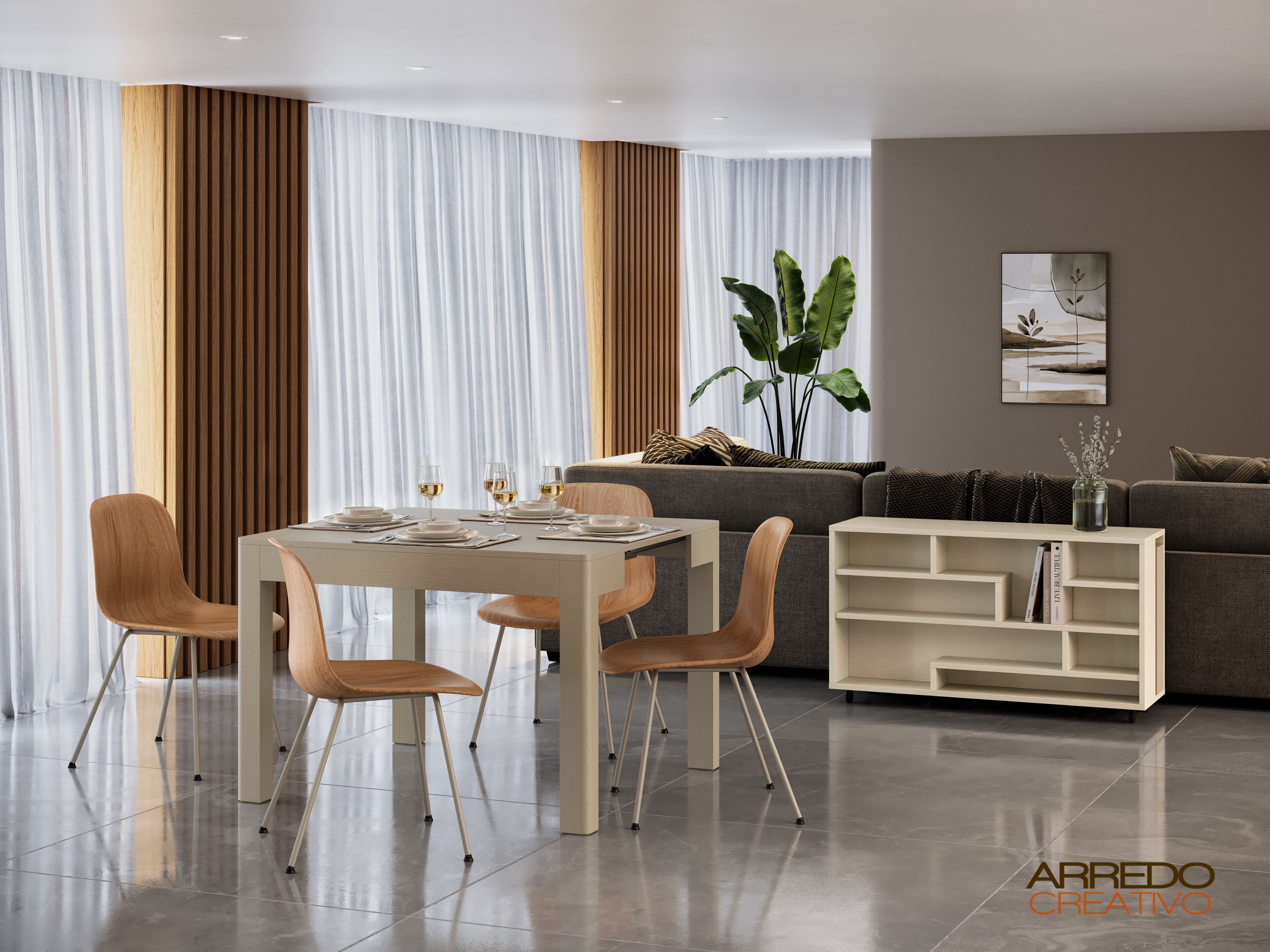 Выдвижной выдвижной консольный стол Arredo Creativo ARCH-00028758 - Вид №5