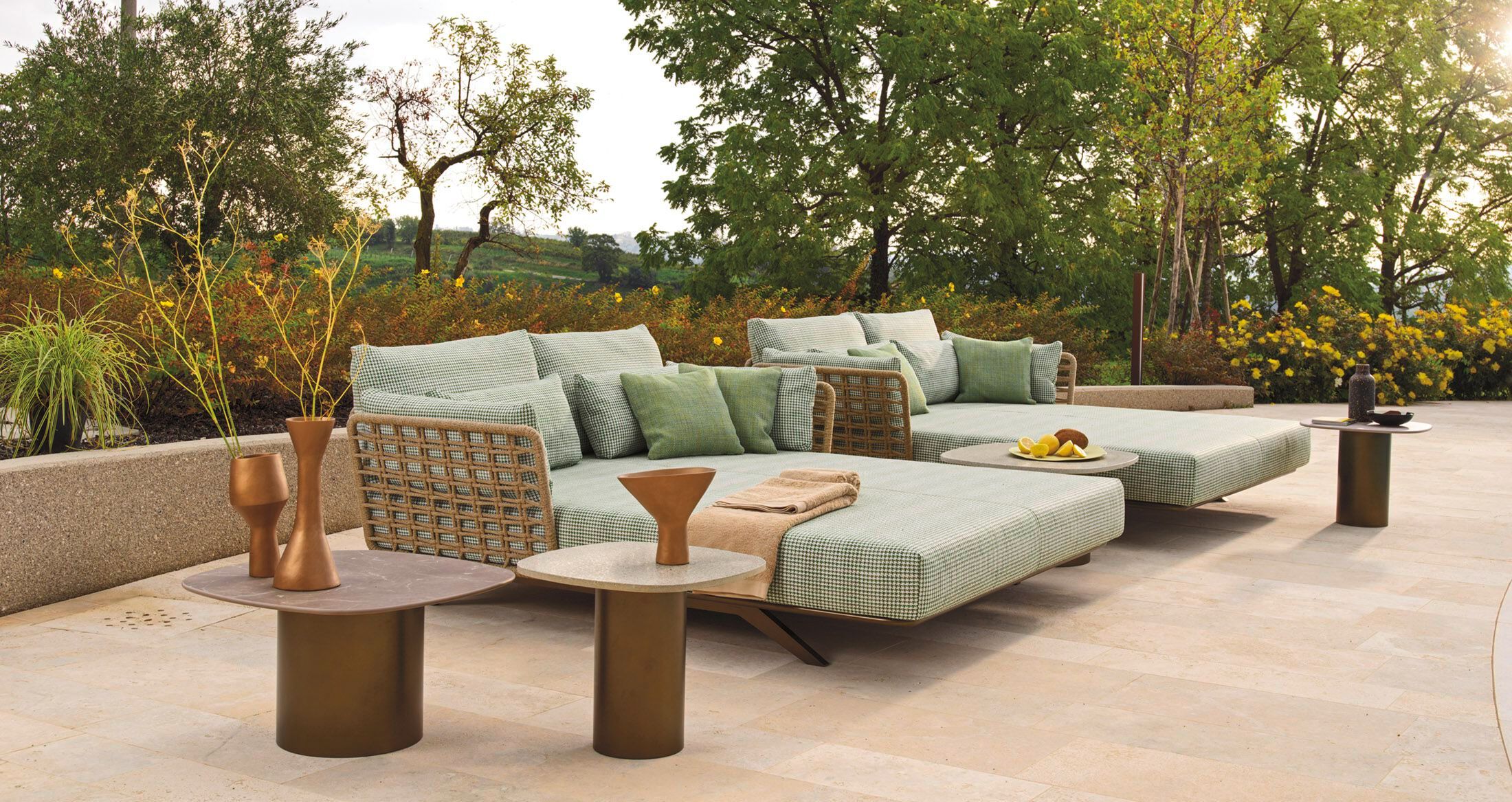 Плетеная кровать из полиэстера с подлокотниками Roberti Armàn ARCH-00022985 - Вид №4