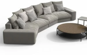 Giorgetti Изогнутый модульный диван из ткани Skyline