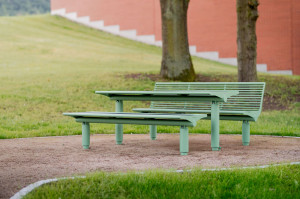 Стол для общественных мест из нержавеющей стали