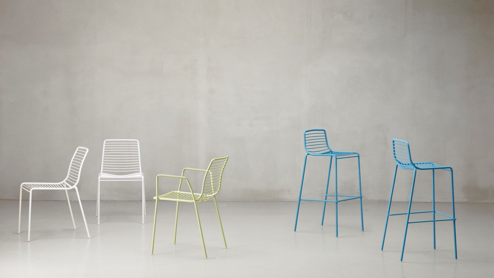 Стальной высокий стул S-CAB ARCH-00000930 - Вид №2