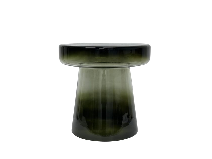 Круглый стеклянный журнальный столик BIZZOTTO FAZAL ARCH-00136608