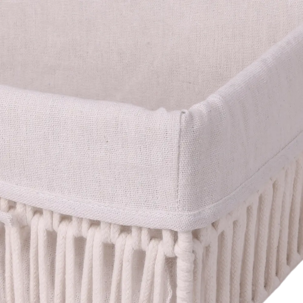 Корзина Konsensa 34x15x24 см полиэстер цвет белый STLM-2140344 - Вид №1