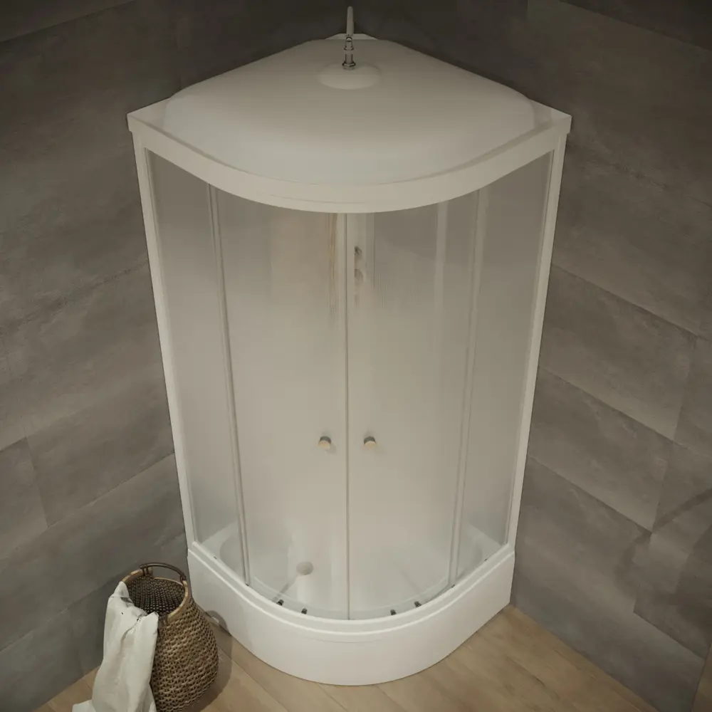 Santreyd Triton Лайт — угловая душевая кабина с раздвижными дверями 89373154 STLM-1355599 - Вид №3