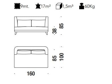 Съемный диван из ткани MOROSO Gimme More ARCH-00086378 - Вид №2