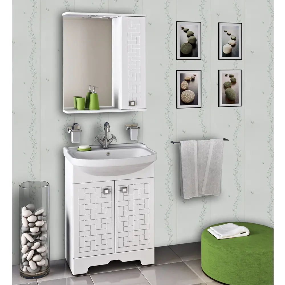 Стеновая панель ПВХ Лиер 2700x250x5 мм 0.675 м² FINEBER STLM-2191804 - Вид №3