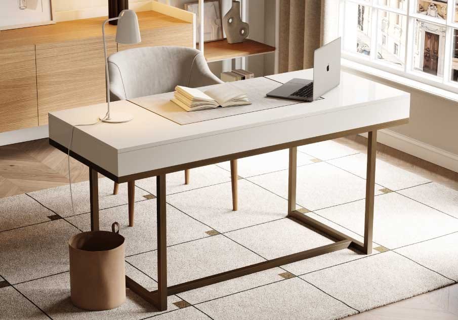 Деревянный шпон письменный стол с ящиками Stylish Club ARCH-00105545 - Вид №4