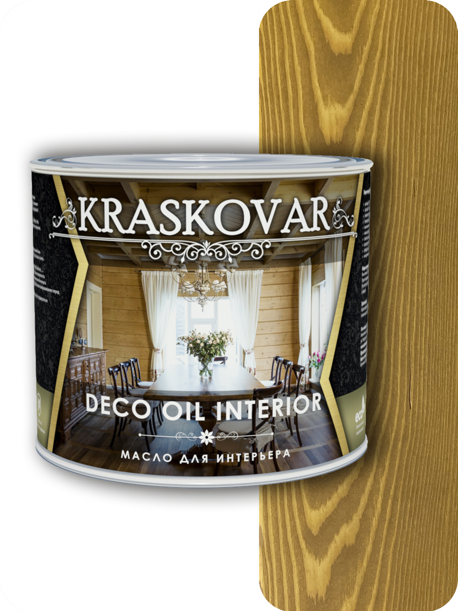 90234477 Масло для интерьера Deco Oil Interior Дуб 2.2 л STLM-0142626 KRASKOVAR