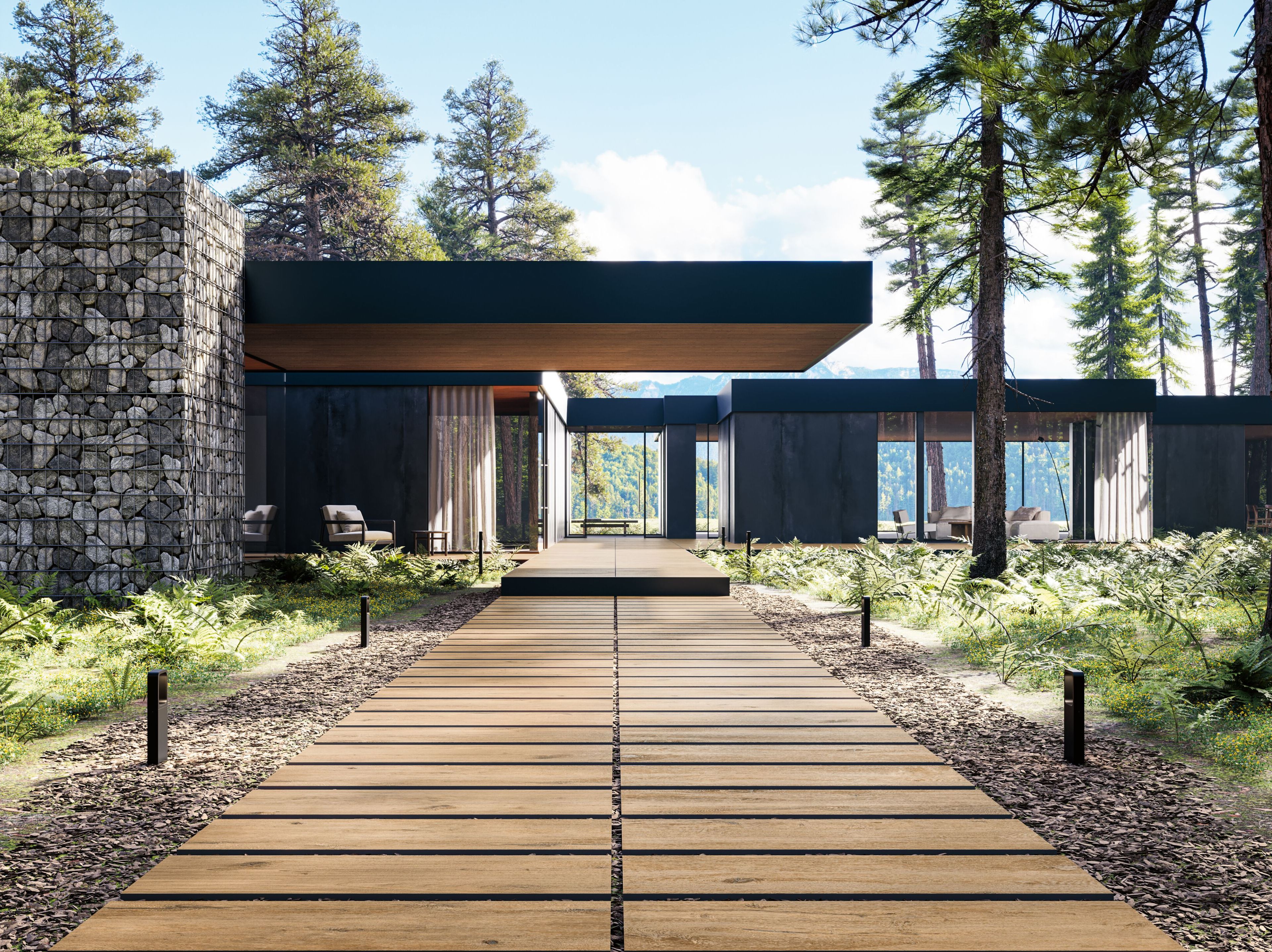 Напольное покрытие из керамогранита под дерево CERAMICA DEL CONCA Dinamika ARCH-00045756