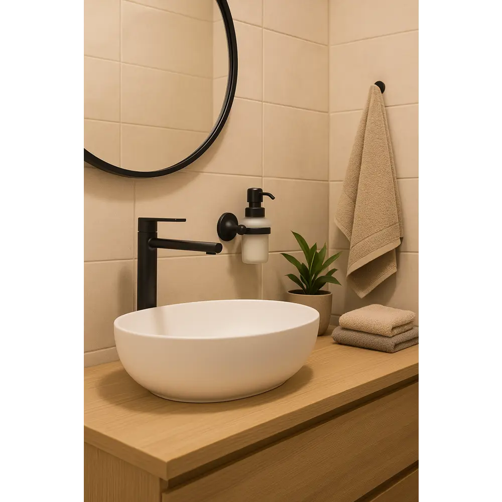 Диспенсер для жидкого мыла Eltoni подвесной цвет черный Santreyd STLM-2007437 - Вид №6