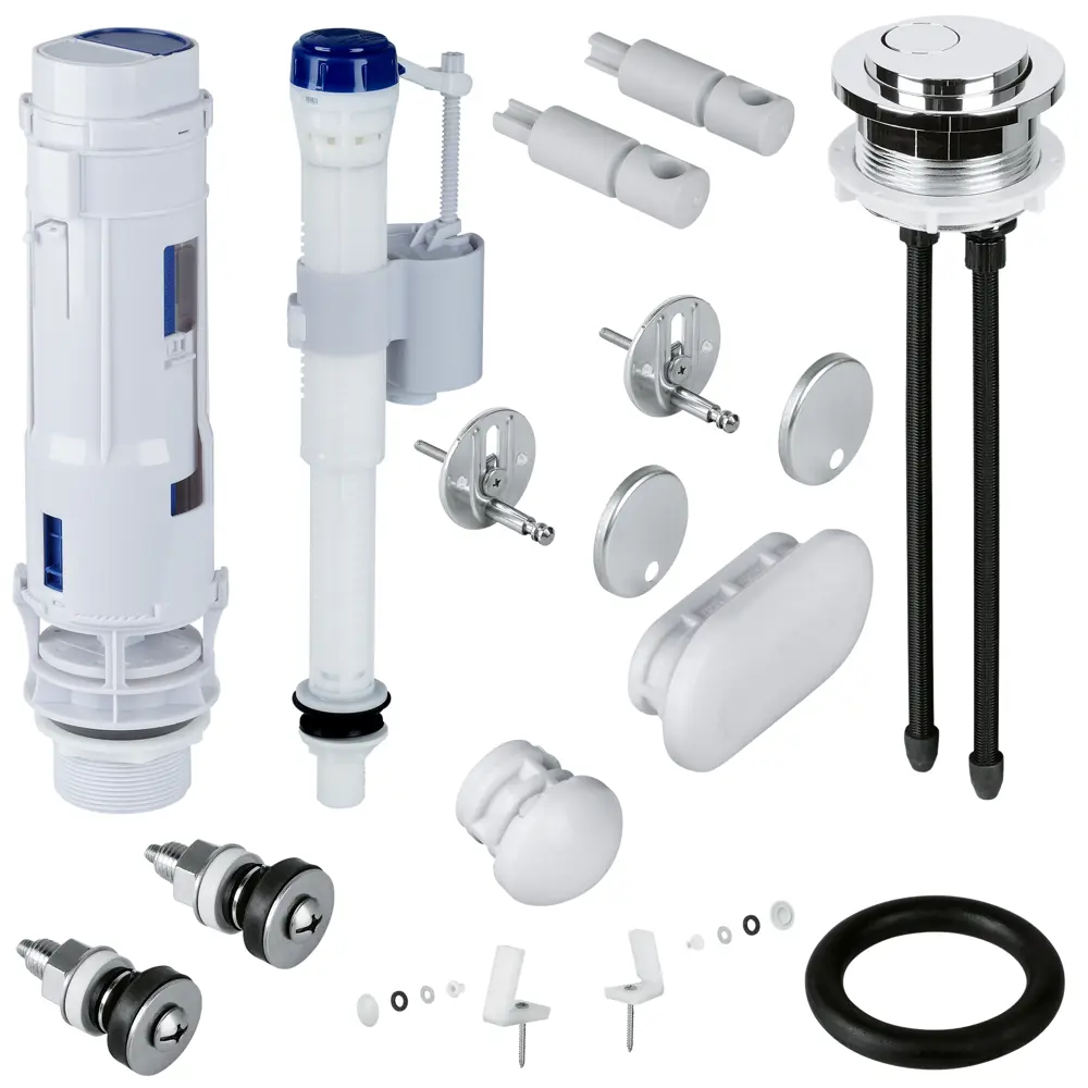 Унитаз-компакт Grohe Bau Ceramic 39604000 горизонтальный выпуск двойной слив STLM-2034342 - Вид №7