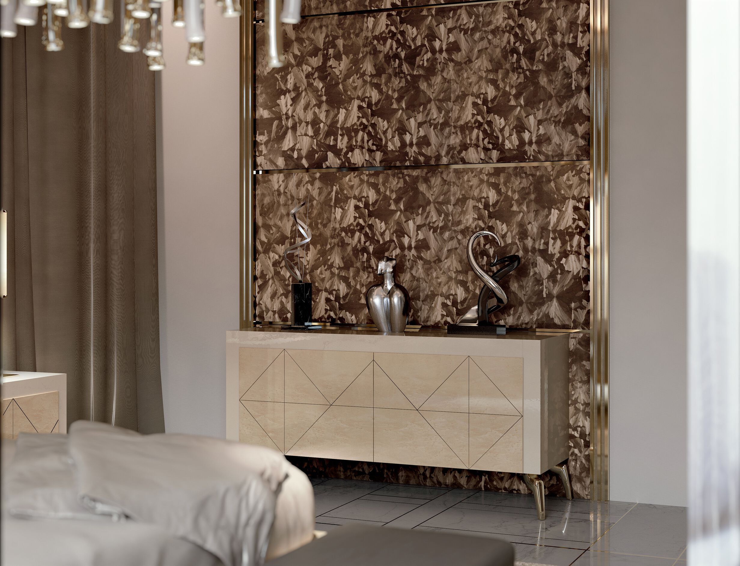 Деревянный комод Bizzotto Italia Symphony-Infinity ARCH-00058176 - Вид №1