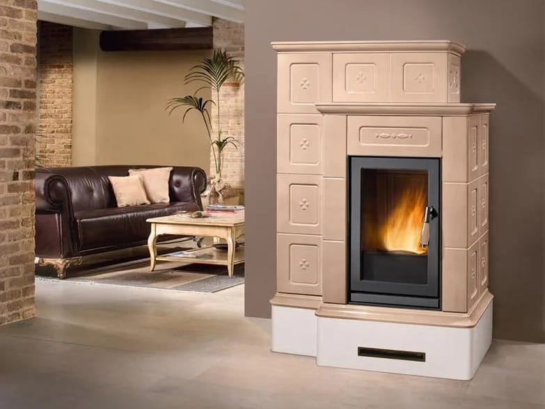 Печь на гранулах из фаянса Piazzetta ARCH-00122552