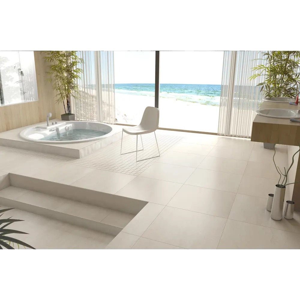 Керамогранит Golden Tile Crema Marfil 60.7x60.7 см цвет бежевый STLM-2104647 - Вид №1