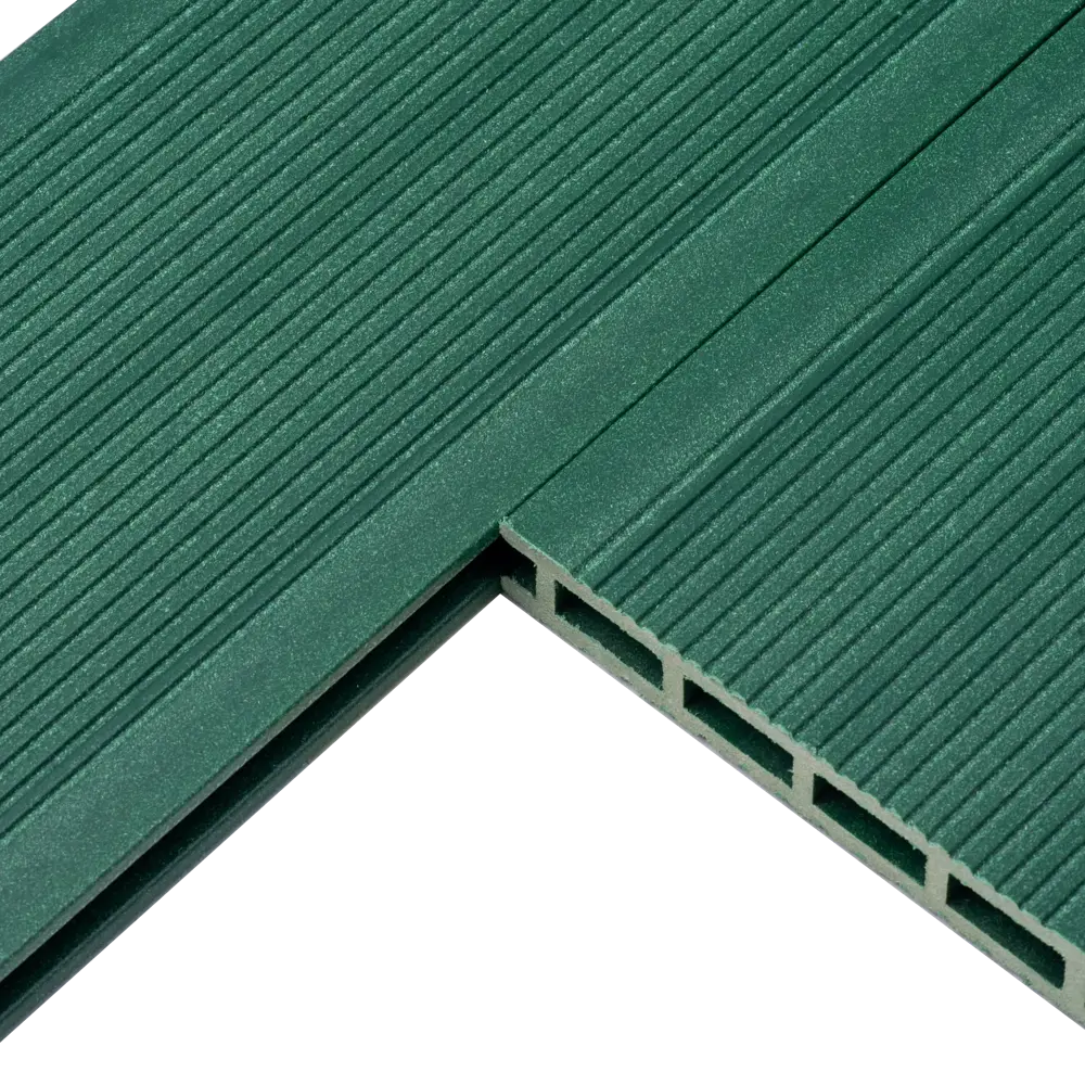 Террасная доска ДПК MultiDeck цвет Изумруд 3000x140x22 мм. Вельвет 0.42 м² МУЛЬТИДЕК STLM-2086785 - Вид №9