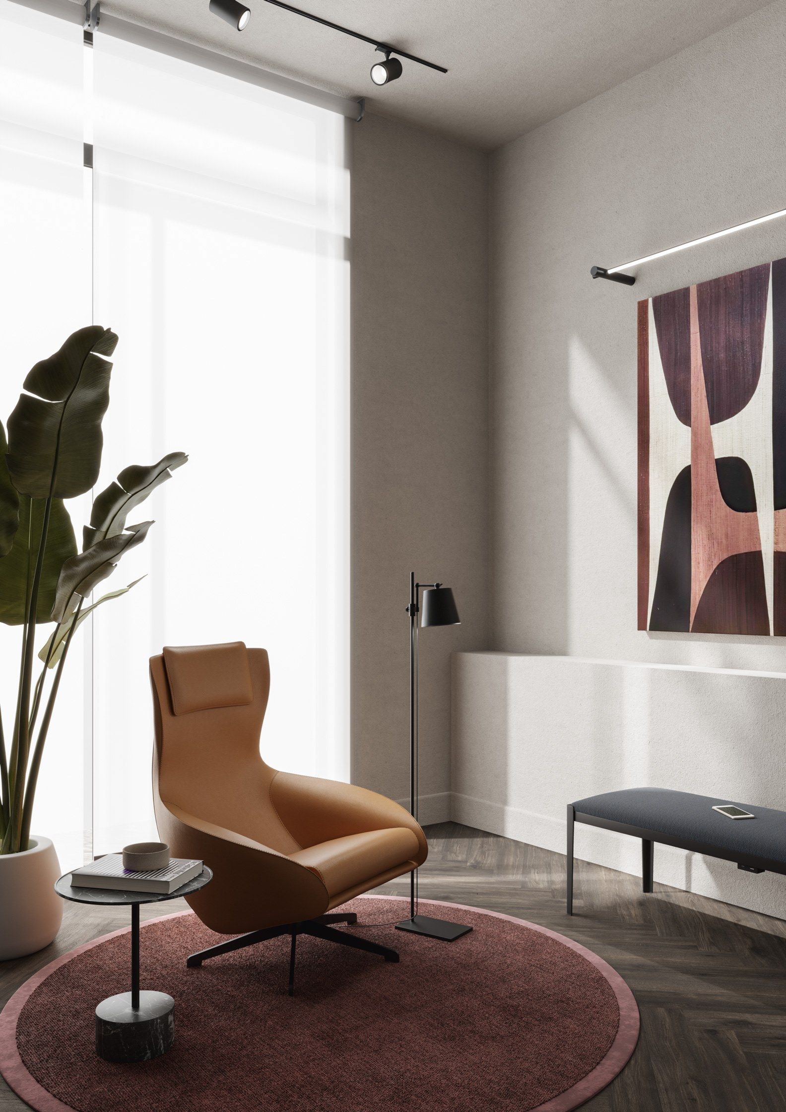 Съемная кожаная скамья CASSINA тонкий хлопок ARCH-00113951 - Вид №1