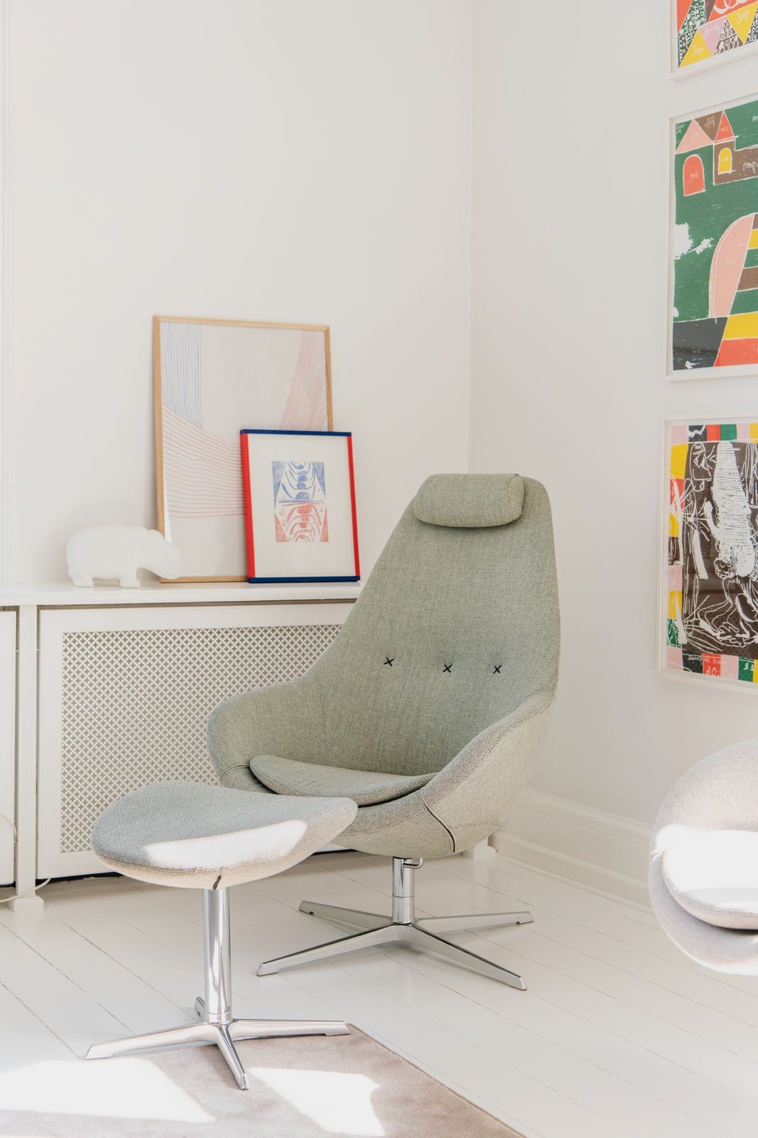 Спицевое вращающееся кресло с подлокотниками Varier Furniture VARIER® KOKON ARCH-00071406 - Вид №2