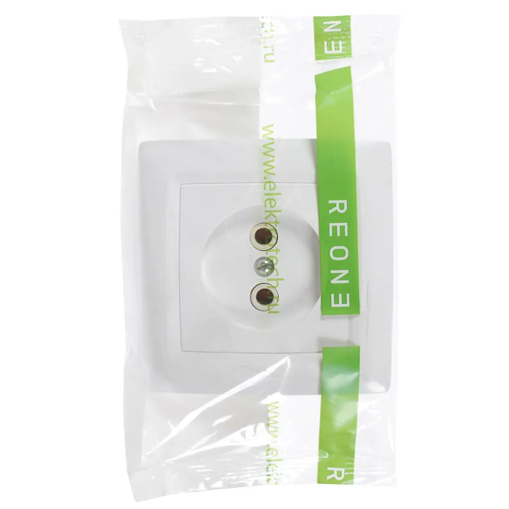 Розетка Reone белая STLM-2002406 - Вид №3