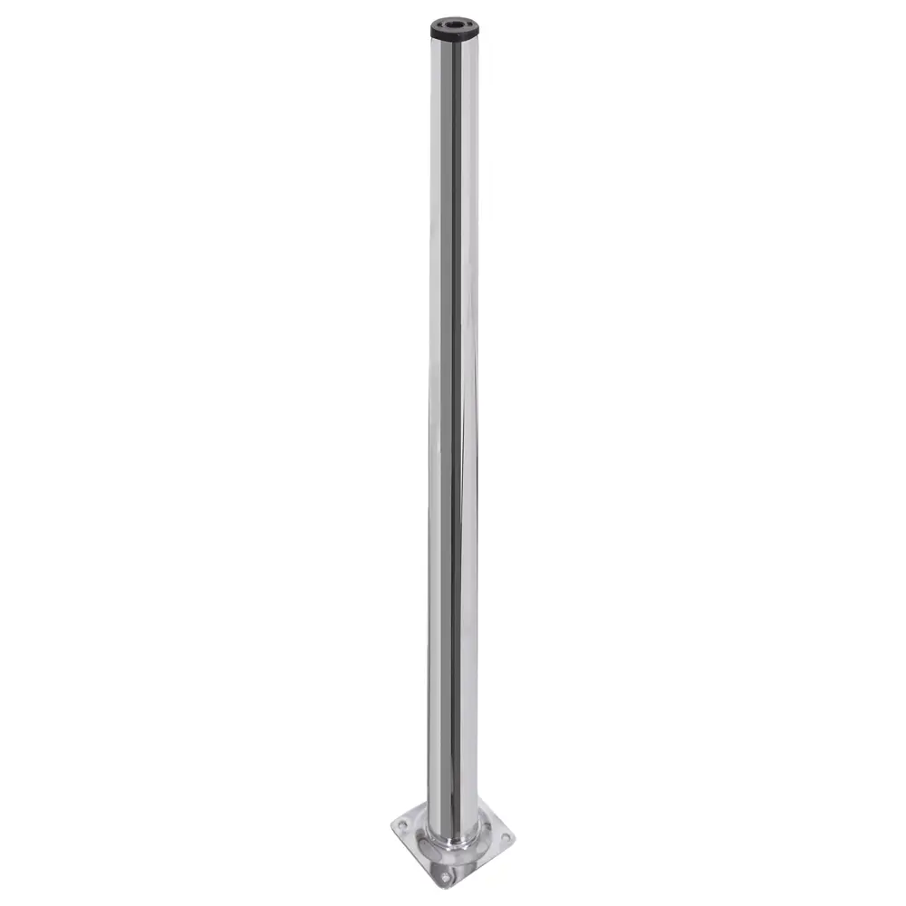 Ножка круглая 500х30 мм цвет хром LARVIJ STLM-2114547 - Вид №3