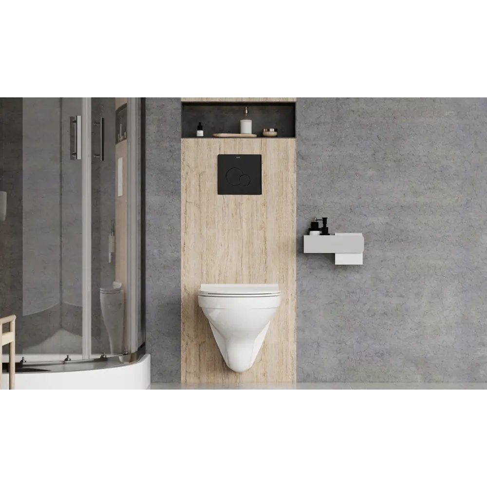 Комплект подвесного унитаза Santek Нортон с инсталляцией и микролифтом 89426694 STLM-1572079 - Вид №9