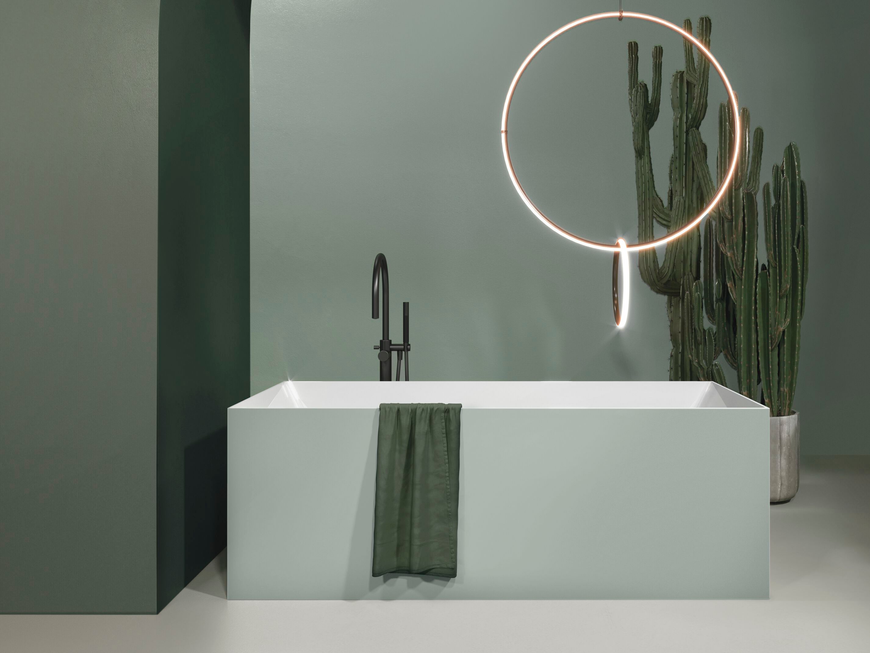 Прямоугольная ванна акриловая комната центр Gruppo Treesse мебель для ванной комнаты-отдельно стоящие ванны ARCH-00023225