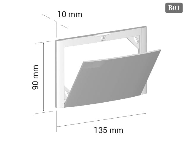 Кровельная пластина для встраиваемых газовых изделий TECO B01 / C01 / D01 ARCH-00068762 - Вид №1