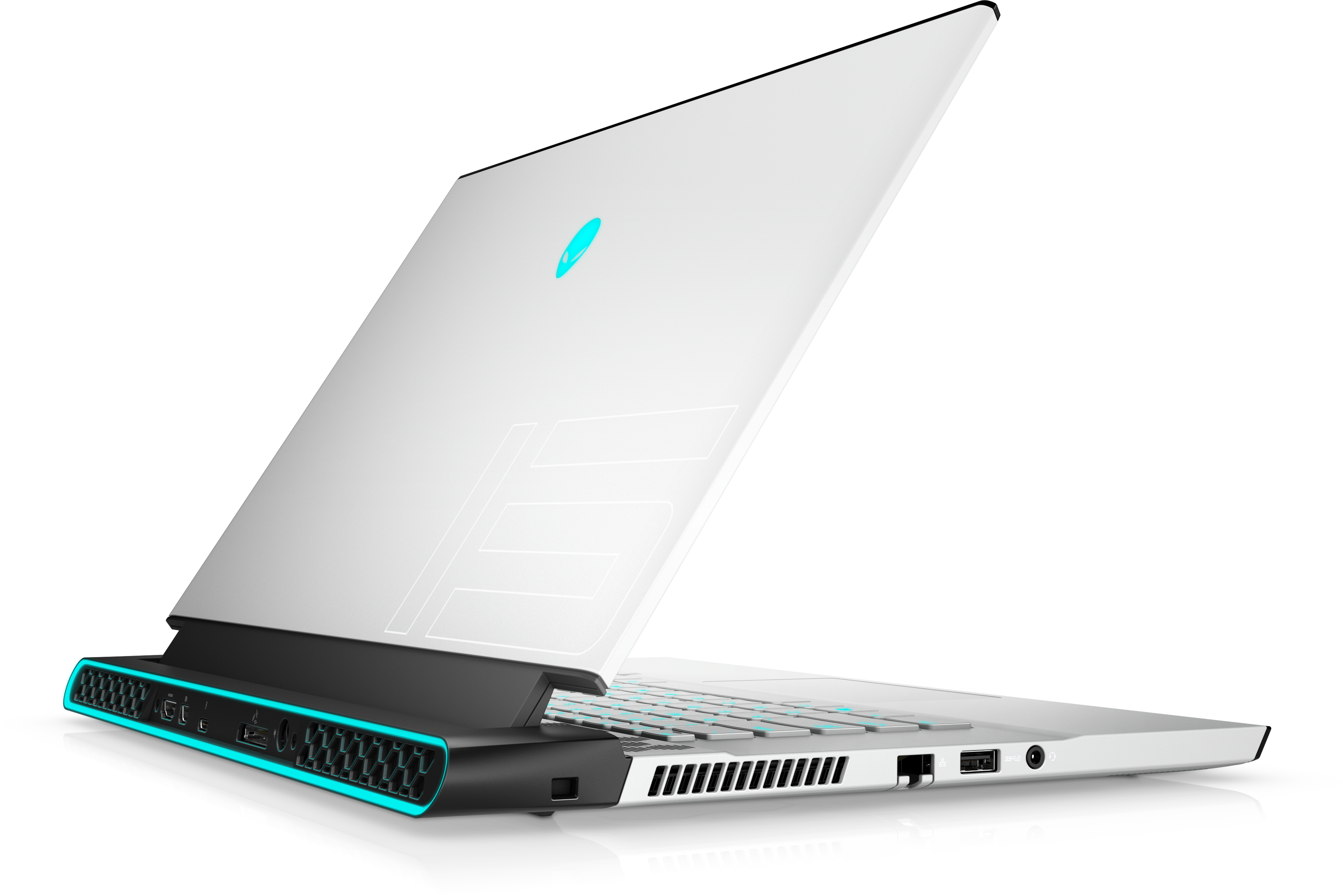 M15-7342 Alienware m15 r3 15.6"(1920x1080 (матовый, 144hz))/intel core i7 10750h(2.6ghz)/16384mb/512ssdgb/nodvd/ext:nvidia geforce rtx2070(8192mb)/bt/wifi/lunar light/w10 + backlit, 300 nits Dell Santreyd  - Вид №5