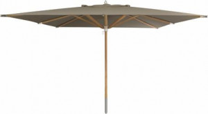 MNST1304 Зонтик teak центральный полюс teak 350x350 серо-коричневый Manutti Umbrellas