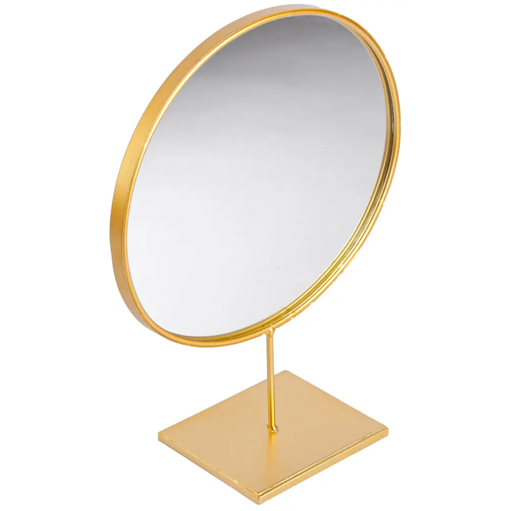 Зеркало декоративное настольное Gold круглое h30 см цвет золотистый Santreyd STLM-2100887