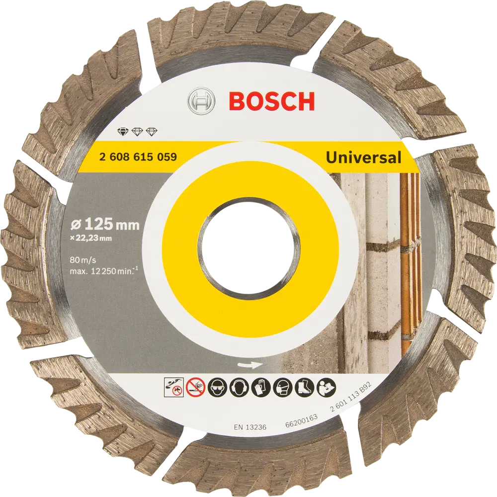 Диск отрезной универсальный Bosch Stf Universal, 125x22 мм BOSCH PROFESSIONAL STLM-2020248