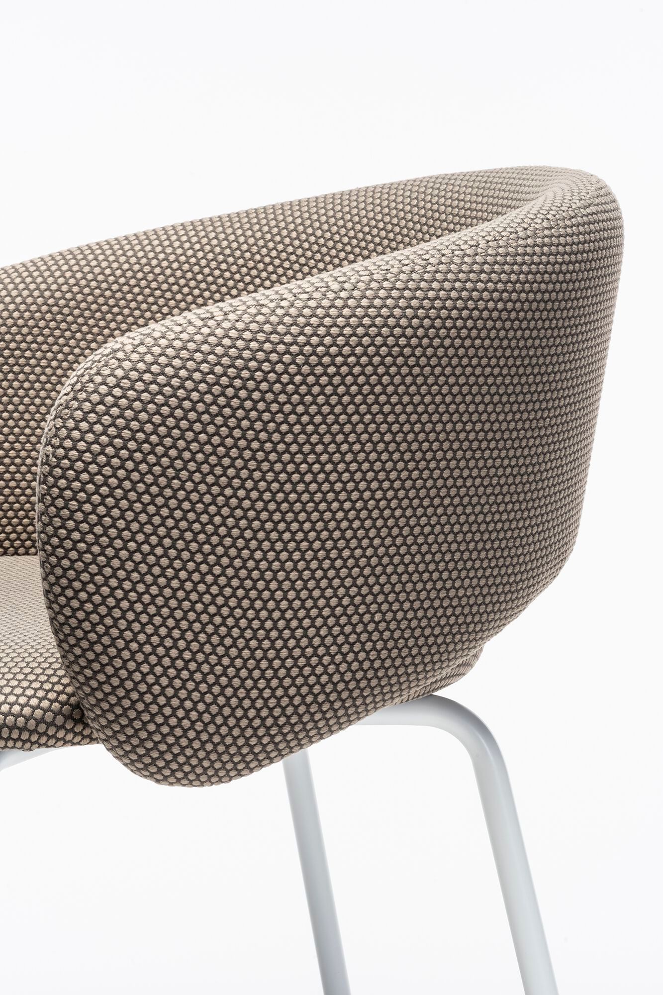 Тканевый стул с подлокотниками и спинкой CHAIRS & MORE Bel ARCH-00065704 - Вид №7