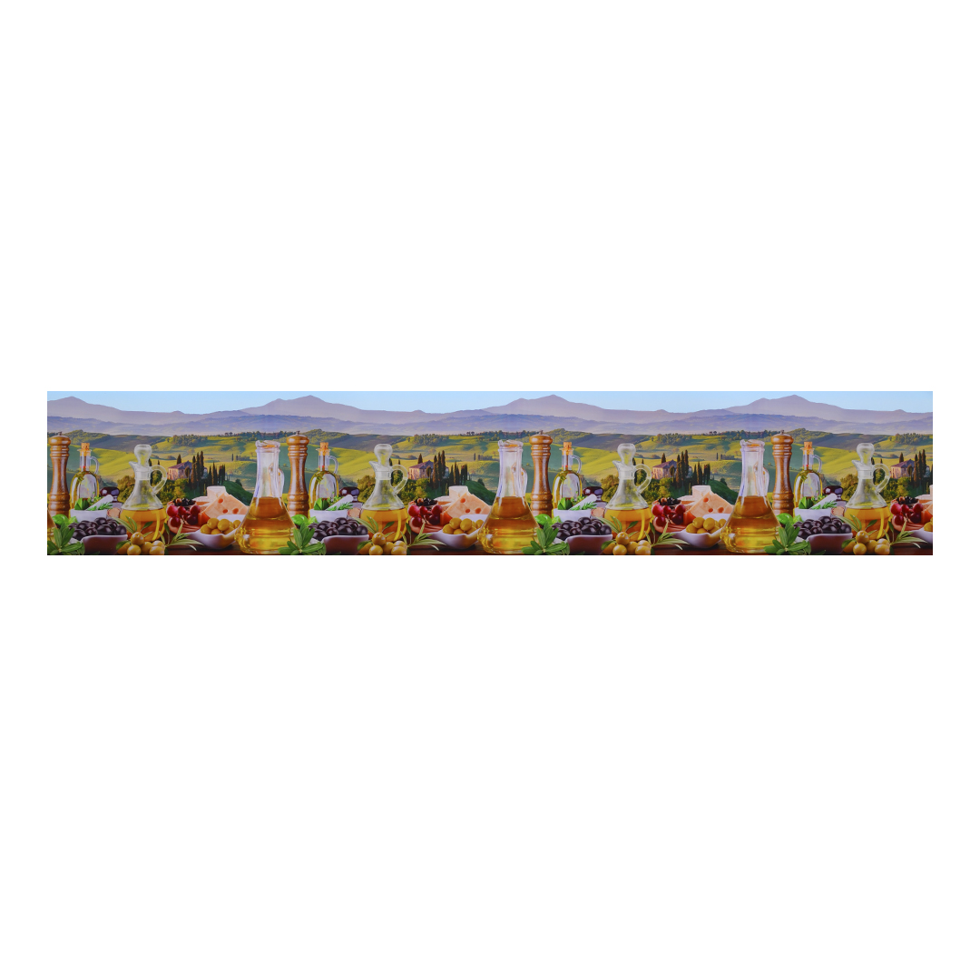 91038380 Декоративная кухонная панель Прованс 300x60x0.15 см АБС-пластик цвет разноцветный STLM-0452530 ЮГPLASTМАРКЕТ